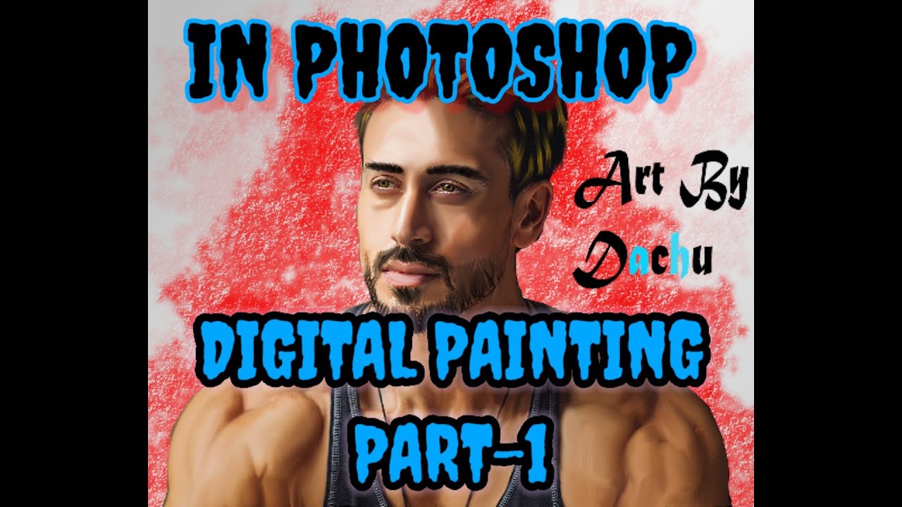 Digital painting tutorial PART-1 - YouTube