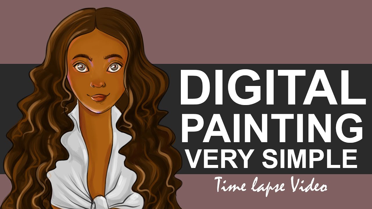 How to Make Digital Paintings very easy steps/Digital Art for beginners